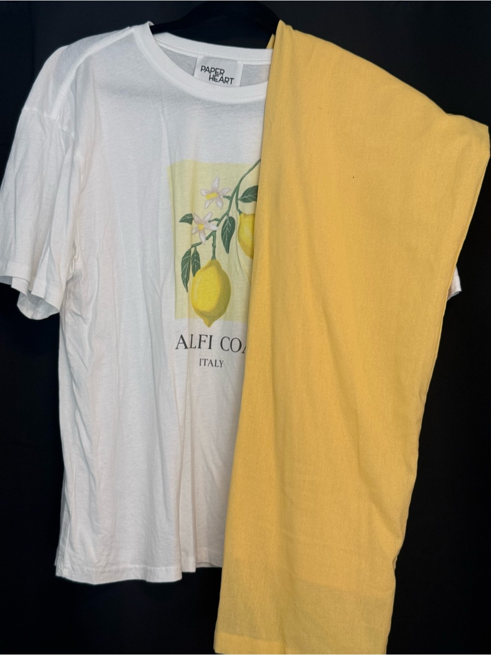 Kids White Lemon Graphic Tee
